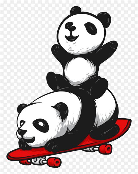 Funny panda hand drawn Premium vector PNG - Similar PNG