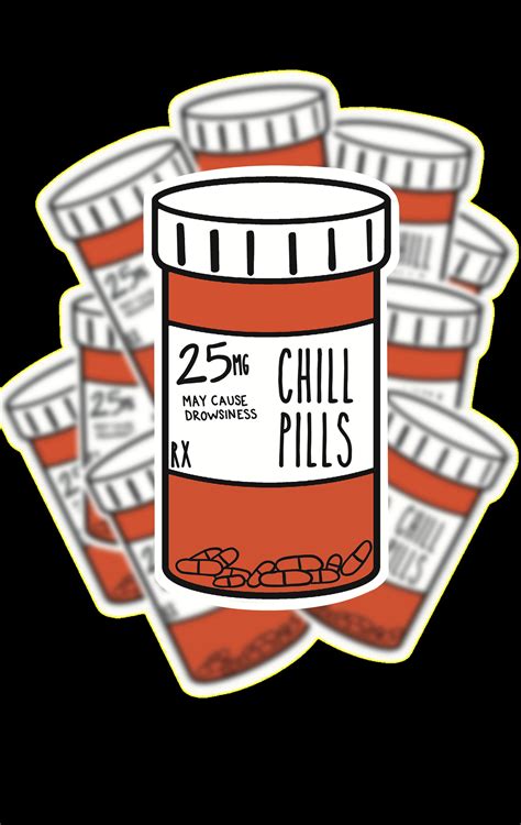 Chill Pill Sticker - Etsy