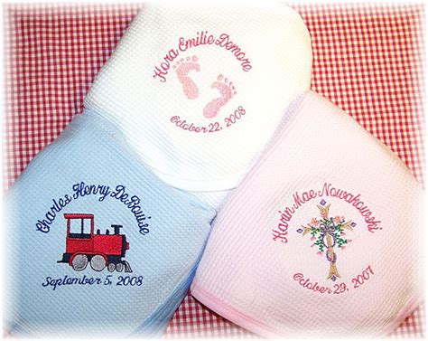 Personalized Cotton Baby Blankets