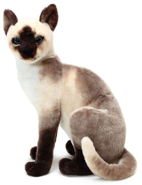 Super Cute Siamese Cat Stuffed Animal Soft Plush Kitty Huggable Kid Toy Gift 850000897038 | eBay