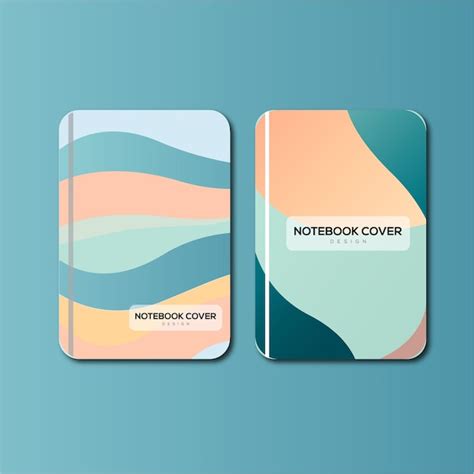 Premium Vector | New notebook cover design