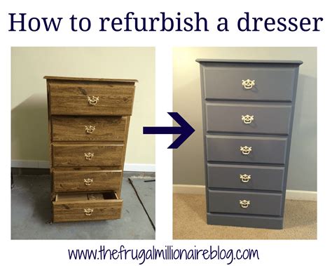 DIY Refurbished Dresser - The Frugal Millionaire