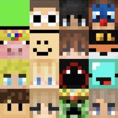 Minecraft Heads, Minecraft Pixel Art, Minecraft Crafts, Minecraft Projects, Minecraft Designs ...