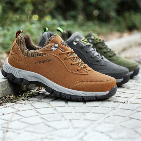 Men’s Good Arch Support Outdoor Breathable Walking Shoes – Reinsho