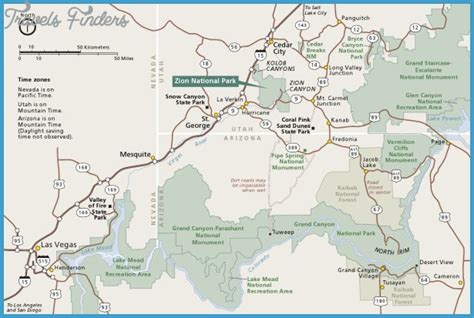 Arches National Park Hiking Map - TravelsFinders.Com