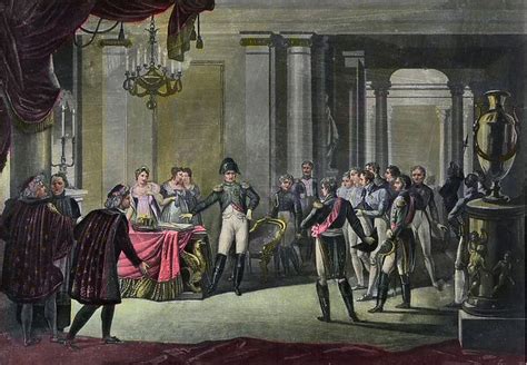 The Abdication of Napoleon to Fontainebleau in April 1814