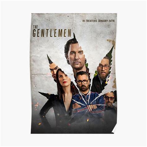 "The Gentlemen Movie" Poster for Sale by deanacortes | Redbubble