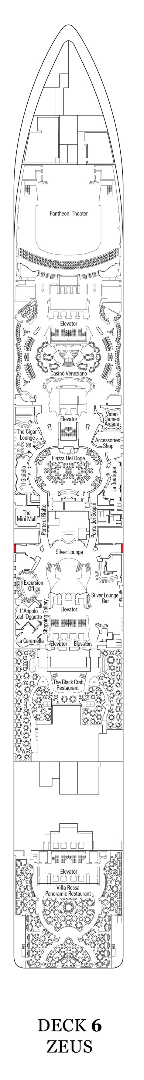 MSC Divina Deck Plans | CruiseInd