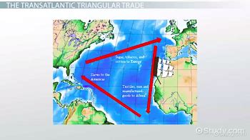 Triangular Trade Blank Map