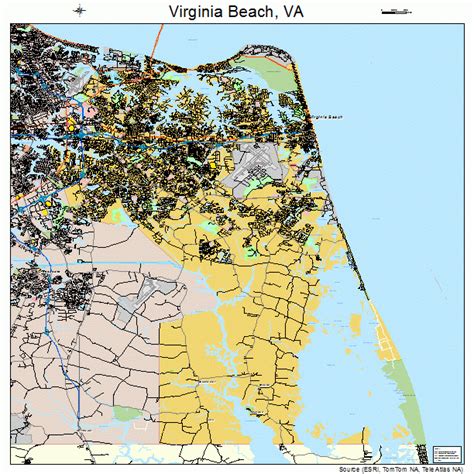 Map Of Virginia Beach Streets - Venus Jeannine