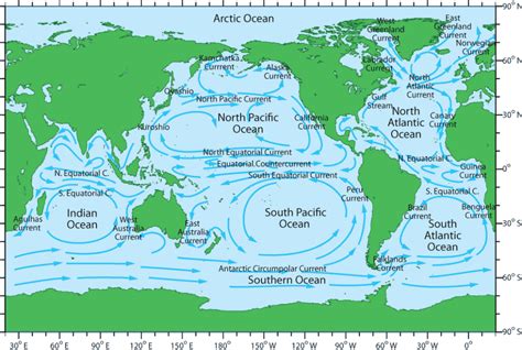 Atlantic Ocean Currents Map Finest Ultimate Prime - Map Of Asia And ...