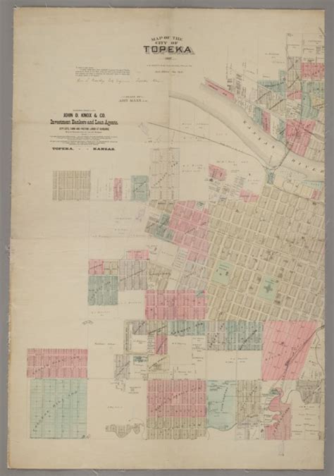 Map of the city of Topeka - Kansas Memory