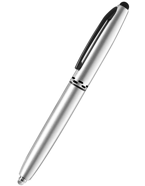 Stylus Pen- Capacitive Stylus, 3-in-1 Metal Pen, Multi-Function,Ballpoint Ink Pen,with LED ...