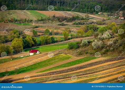 Beautiful Spring Landscape in Republic of Moldova. Stock Image - Image of natural, green: 179741093