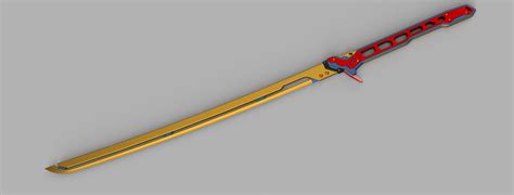 3D file Cyberpunk 2077 - Katana Tier 4 - 3D Model 🧸・3D printable model to download・Cults