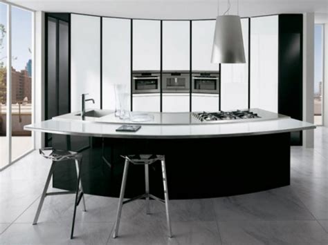 16 Impressive Curved Kitchen Island Designs