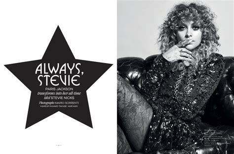 Stevie Nicks Interviews Paris Jackson for CR Fashion Book Billboard ...