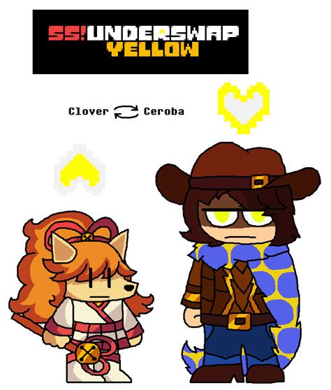 SS!UNDERSWAP YELLOW - Clover and Ceroba by supersapphirestudios on DeviantArt