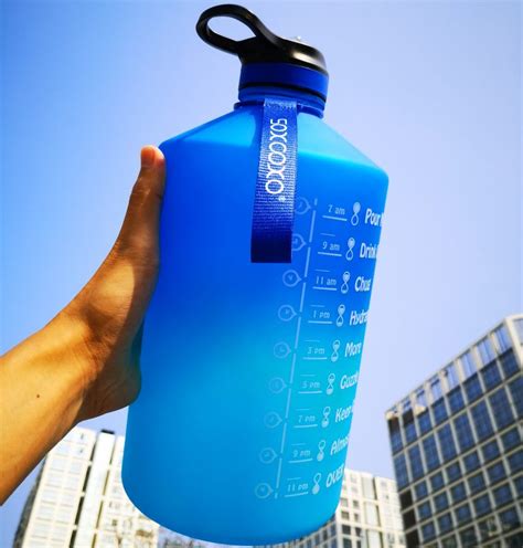 SOXCOXO 1 Gallon Water Bottle with Straw,Large Gallon Water Jug with ...