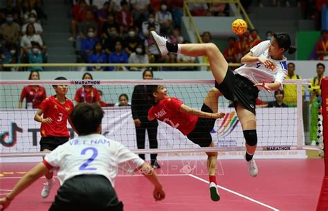 SEA Games 31: Indonesia, Myanmar wins gold medal in Sepak Takraw - VNA ...