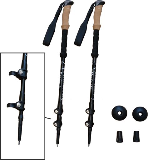 20% Carbon Mix Trekking Poles - River Country Products