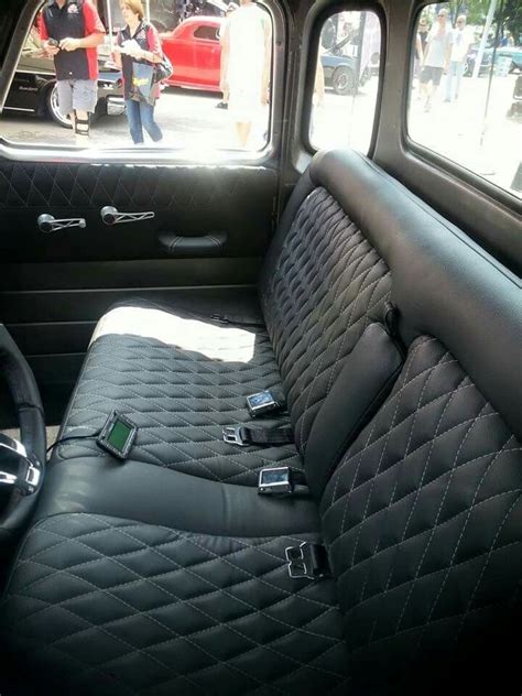 Advanced design pickup bench seat | Truck interior, Chevy trucks, Custom car interior