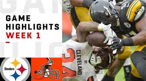 Steelers vs. Browns Week 1 Highlights | NFL 2018 - YouTube