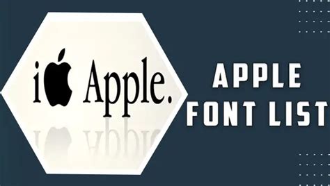 Apple Font List: A World Of Typography!