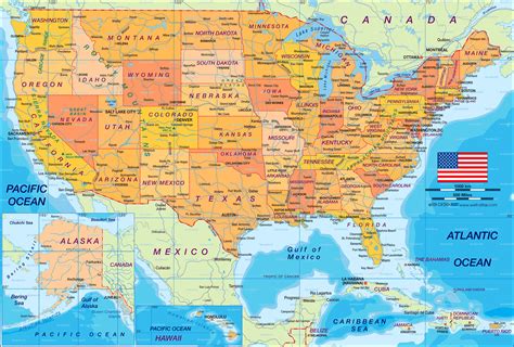 Map Of Usa Atlas – Topographic Map of Usa with States