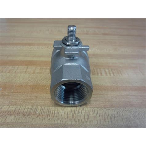 Sharpe Valves CF8M 1" Ball Valve WO Handle - New No Box - Mara Industrial