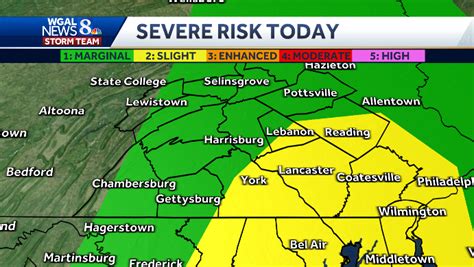 Storms may be strong to severe today