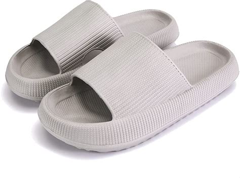 Pillow Slides Slippers in Gray | Shop the Pillow Slides on Amazon That ...