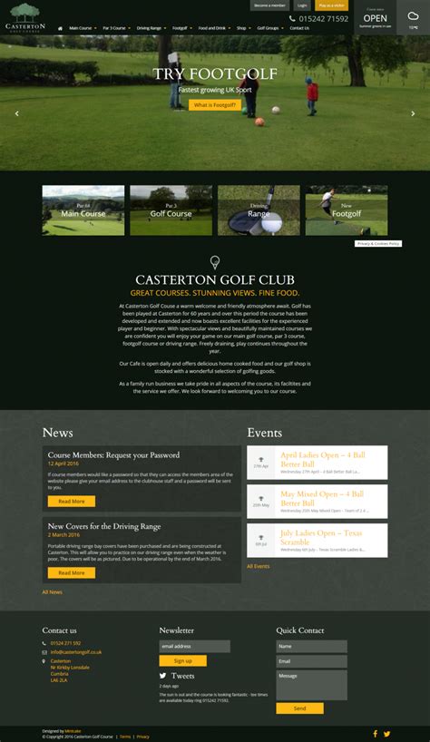 Casterton Golf Club | Mintcake Digital