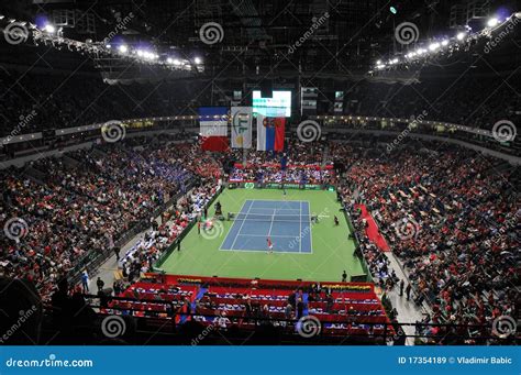 Davis Cup Finals in Belgrade, Serbia Editorial Stock Image - Image of ...