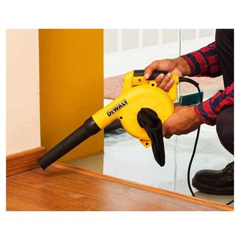 Dewalt 220V Corded Blower, Variable Speed , 16000rpm, 800W, Blow and Suction with Collection Bag ...