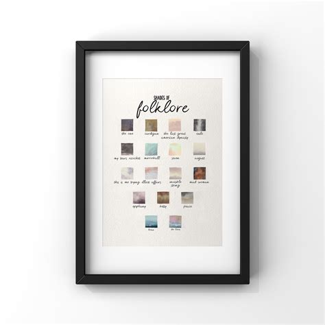 Taylor Swift Folklore Printable Poster/ Folklore Art / Taylor Swift Poster / Taylor Swift Decor ...