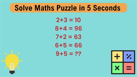 People with high brain power can solve this maths puzzle in 5 seconds!