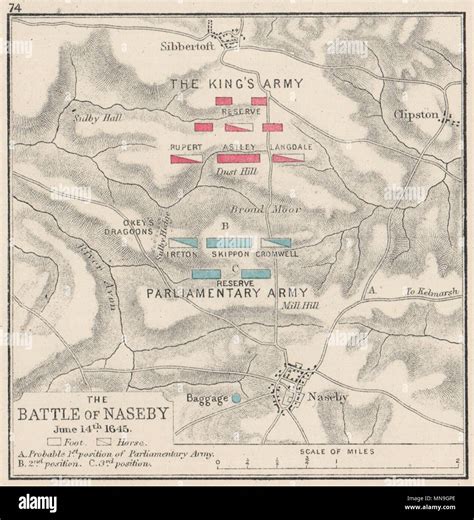 ENGLISH CIVIL WAR. Battle of Naseby June 1645. King v Parliament. SMALL ...