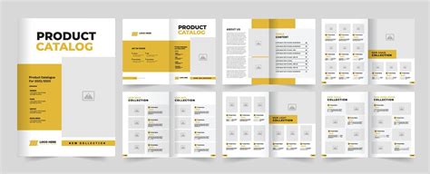 Product catalog layout design. 23023531 Vector Art at Vecteezy