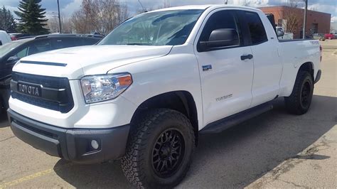 Lifted White Toyota Tundra