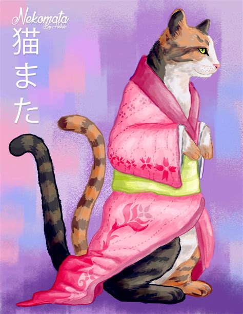 Nekomata (Mythical cats series ) by Helsic on DeviantArt