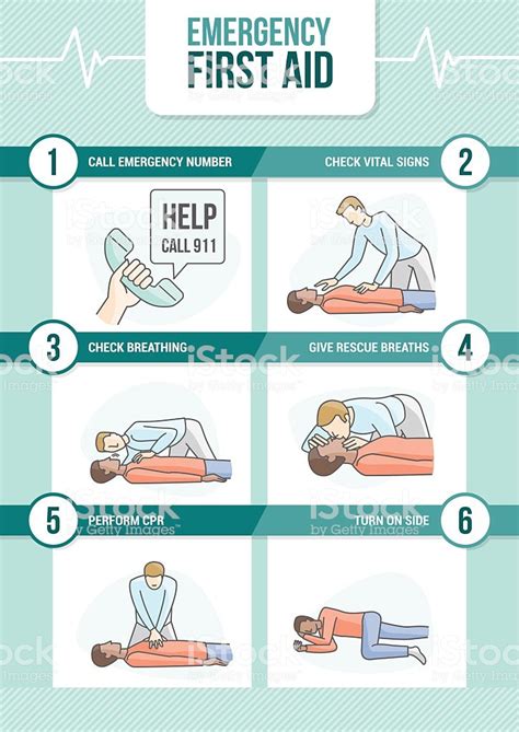 CPR medical procedure - Royalty-free CPR stock vector | First aid cpr, Cpr procedure, First aid ...