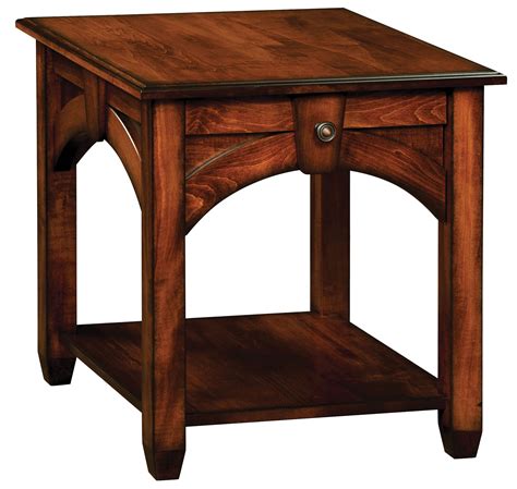 Kensing End Table | Amish Solid Wood Occasional Tables | Kvadro Furniture