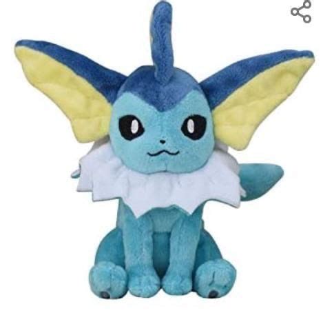 Vaporeon plush | Pokemon plush, Collectable plush, Pokemon