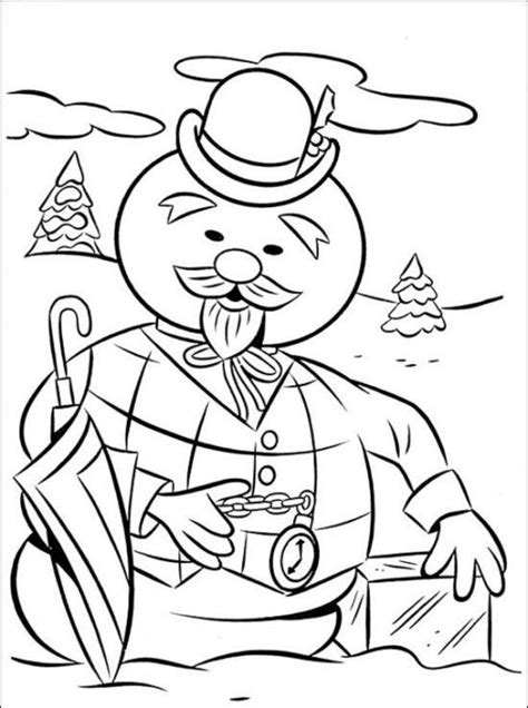 Rudolph coloring pages, Snowman coloring pages, Christmas coloring pages