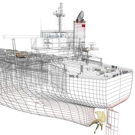 3d bulk carrier ship cargo model