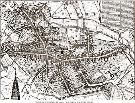 Historic Coventry - Scans of old maps