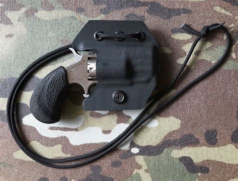 Kydex Neck Holster For NAA .22 Magnum/ PUG 1" Barrel, Handmade | Holster, Kydex, Pugs