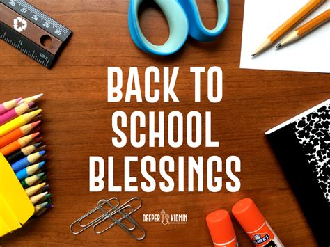 Back to School Resources – Deeper KidMin