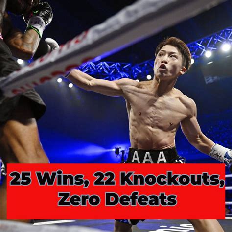 Naoya Inoue Heartwinning Dominance In 25 Victories, 22 Knockouts And ...